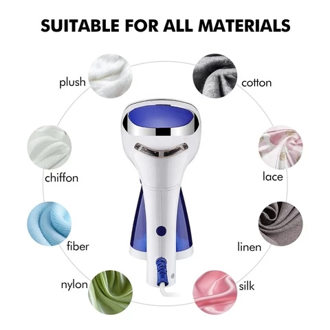 Foldable Handheld Garment Steamer 1600W Portable High Power Wired Clothes Steamer 3 Gears 250ML Travel Clothing Ironing Machine