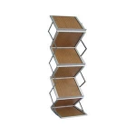 foldable literature display stands, catalogue shelf, brochure holder magazine rack