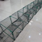 Folded Fishing Net Fish Shrimp Crayfish Crab Baits Cast Mesh Aquaculture Traps