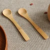 Food Grade Reusable Mini Bamboo Wooden Tea Honey Spoon Kitchenware
