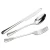 Import Food grade stainless steel cutlery set heavy duty dinner steak knife flatware set spoon fork silverware for restaurant dining from China