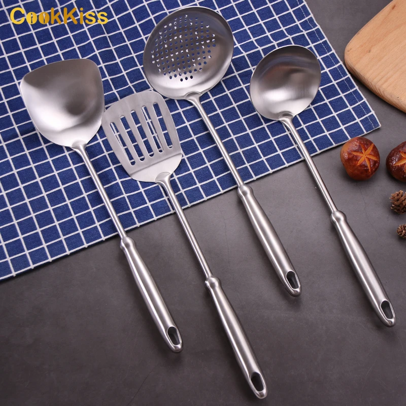 Food Grade Wholesale Personalized Kitchen Accessories Stainless Steel Utensil Set New Cooking Tools