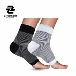 Foot Compression Sleeves - Toeless Socks for Heel Arch & Ankle Braces Support - Relieves Pain of Plantar Fasciitis