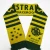 Import football team clubs scarf double side fan knitted souvenir scarf customized Logo world soccer cup sport scarf from China