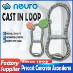 Formwork Precast Concrete Accessories Galvanized Steel Wire Rope Cast in Loop