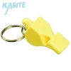 Free Sample Available Colored Football Flat Plastic Fox Referee Whistle