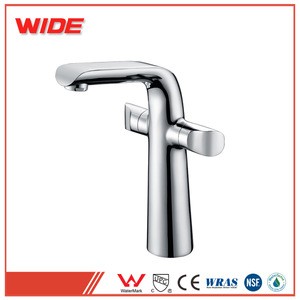Free sample double handle bathroom sink basin faucet