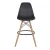 Import Free sample modern style bar furniture high quality classical black plastic bar chair from China