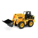 Free Shipping Engineering ConstructIon Loader Bulldozer Toy Remote Control RC Truck for Kids