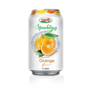fresh flavor orange juice drink 330ml 24 bottle sparkling water organic natural juice NAWON factory