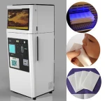 fresh hot cold wet towel RFID card selfservice package wipe making machine