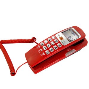 FSK DTMF Caller ID Telephone Corded Phone Desk Put Landline Fashion Extension Telephone for Home