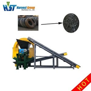 fully automatictire crusher machine for rubber recycling line