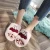 Import Fur Wedge Women Shoes Wholesale Fashion Lady Pink Faux Home Warm Slippers from China