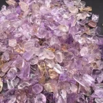 100g Natural Colorful Crystal Ametrine Gravel Quartz Tumbled Stone Healing Decoration