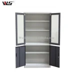Glass Display 2-tier Hospital Utilities Cupboard/ Cabinet
