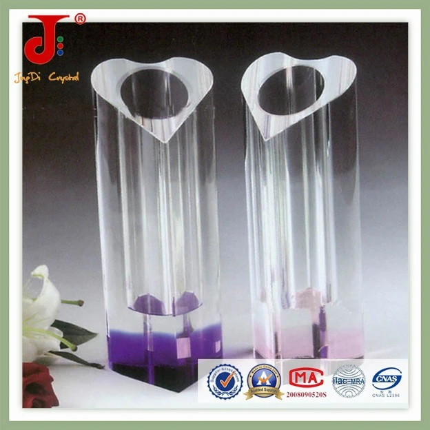 Glass Flower Vase for Wedding Decoration Cheap K9 Crystal
