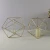 Import Gold Geometric stands Centerpieces vase 25CM Table Wedding Party Hotel Decoration Home Accessories from China