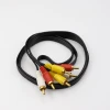 Gold Plated 3 Rca Male to 3 Rca Male  Audio Video Extension Cable 3RCA  Audio Cable