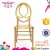 Import gold resin wedding hotel chair sale from China
