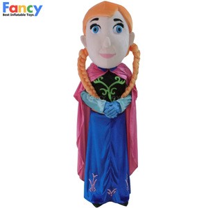 Good design little girl cartoon character mascot costumes for kids and adult