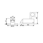 Good Quality Door Catch Sanding Stainless Steel For Funiture
