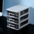 Import Good quality white storage cabinet plastic storage drawers cabinet large plastic storage box from China