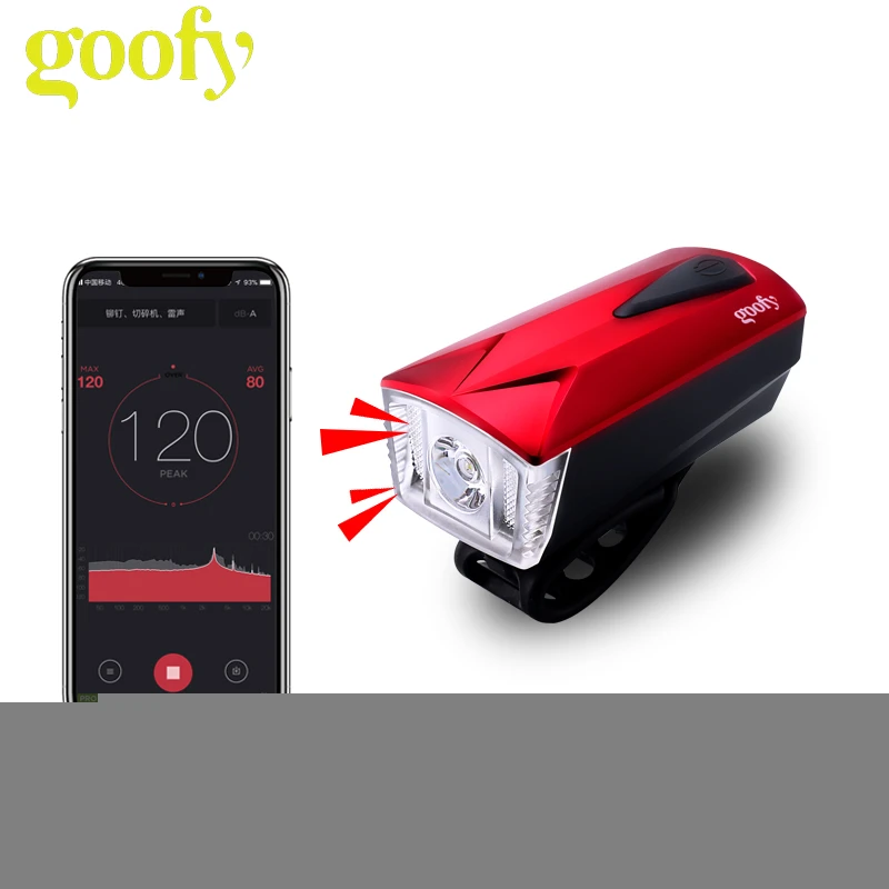Goofy Bike Light Set Ultra Bright USB Rechargeable  Bike Front Light And Bike Tail Light Easy To Install