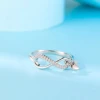 Grace Jewelry Love Heart Charm Design Couple Ring 925 Sterling Silver Fine Engagement Women Rings Jewelry for Women