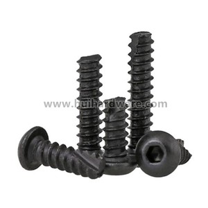 Grade 8 Hex Socket Pan Head Self Tapping Screw With Flat Tip