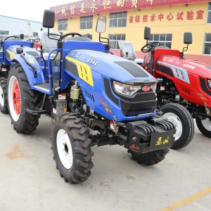 green hood and white hub 4x4 driving model 55hp diesel engine agricultural tractors with hydraulic steering