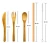 Import GreenSelection Wholesale Outdoor Portable Travel Camping Cutlery Reusable Bamboo Flatware Sets from China