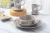 Import Grey glaze fireworks pattern stoneware ceramic dinnerware for restaurant from China