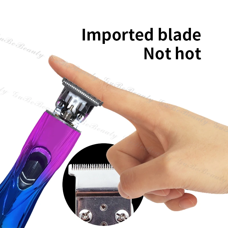 Gubebeauty men hair cutter electric D8 WIDE cutting head remove baby hair salon equipment with FCC&CE