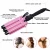 Import Hair curler iron 3 barrel 25-32mm barral Curling wand ceramic Ionic big wave curler beach waves long stay lcd hair auto curler from China