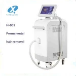 Hair Removal Beauty Equipment / Laser Diodo 808 nm Portable Diode Professional Laser Hair Removal Machine