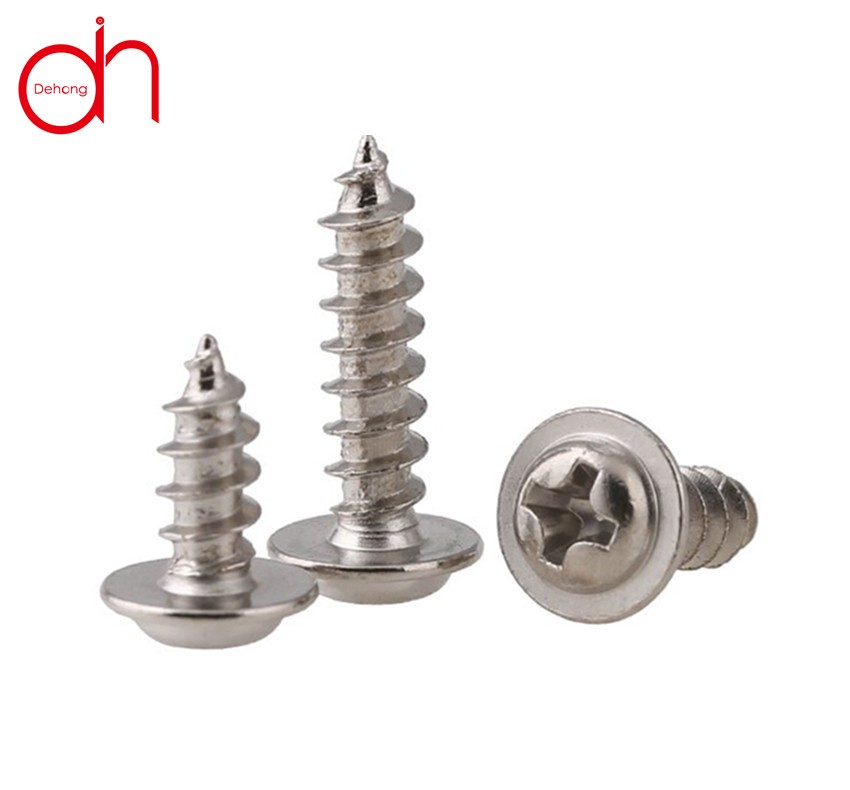 Haiyan Screw DIN968 Cross Recessed Round Washer Head Self Tapping Screw