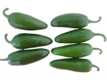 HALAL factory price  Sour Pickled Green jalapeno Pepper Slices in a Glass Jar  green pepper can OEM can vegetables