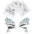Import Halloween festival Women Face Stickers Glitter Rhinestone Rave Festival Face Jewels,Crystals Face Stickers Temporary Tattoos from China