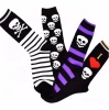 Halloween Kids Fun Crew Socks Skull Stripe festival children socks
