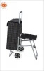 hand trolley two wheel foldable shopping cartroyal polo luggage trolley case shop cart.