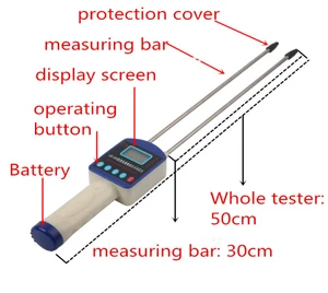 Handheld Digital Moisture Meter Tester meter for sale