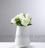 Handmade pu flowers peony bulk artificial flowers for wedding