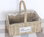 Handmade Willow Wicker Flower Basket