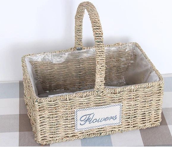 Handmade Willow Wicker Flower Basket