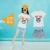 Import Hao Baby The 2019 Summer New Fashion Cowboy The Suit Of The Girls from China