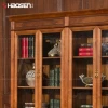 HAOSEN 0806A study room Office Home Use Four doors classic bookcase storage cabinet wood book cupboard