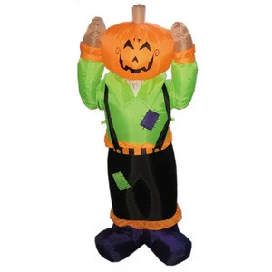 Happy holiday inflatable  pumpkin man for Halloween decoration