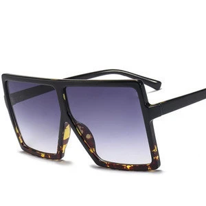 HBK 2018 Sexy Oversized Pilot Sunglasses Women Shades Retro Brand Designer Sun Glasses For Female Ladies Black Eyewear Oculos
