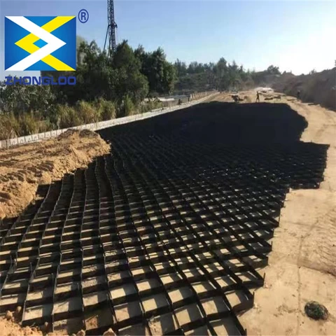 hdpe geocell Geo cell ground enhancement cellular system gravel grid driveway gravel stabilizer